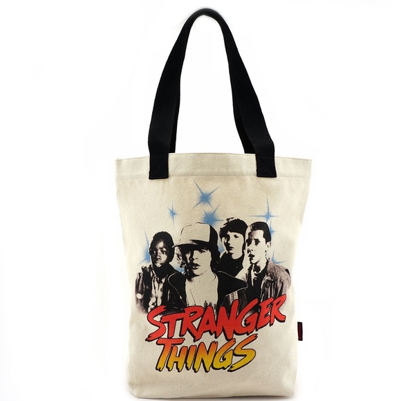 Stranger Things Handbags - Stranger Things Gang Tote Bag